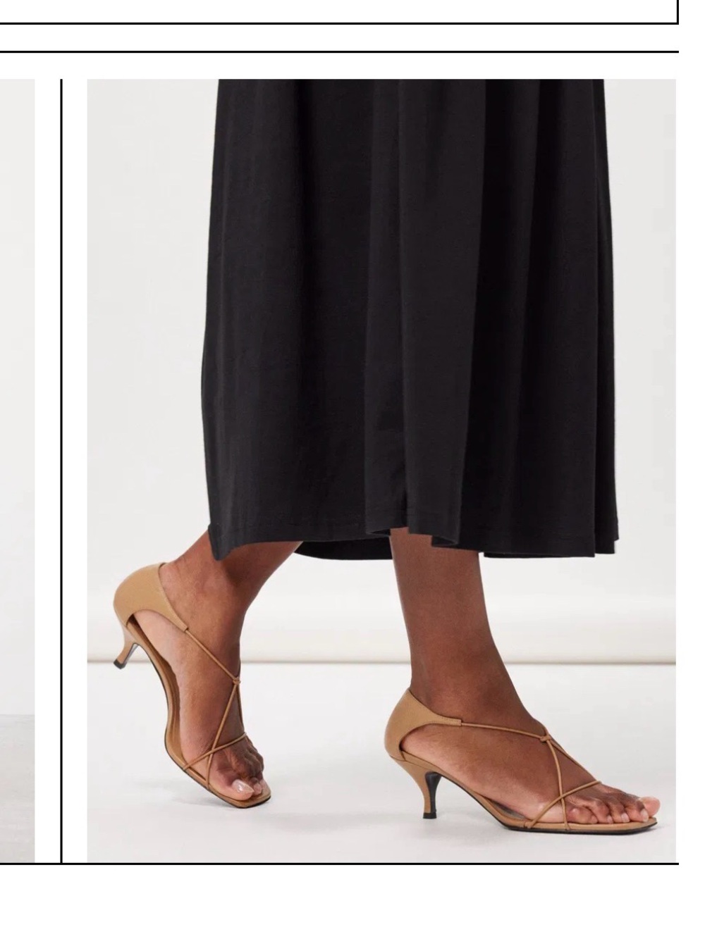 Toteme The Knot leather sandal